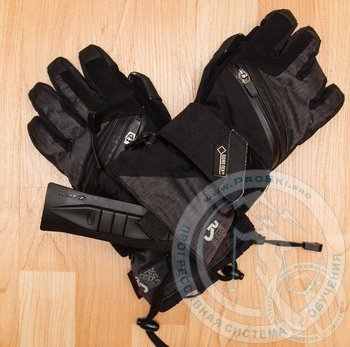 перчатки для горных лыж и сноуборда с защитой